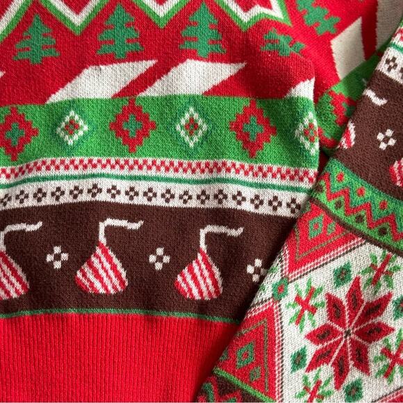 Chocolate Crop Sweater Hersheys x Forever 21 Collective Medium long sleeve - Picture 3 of 13